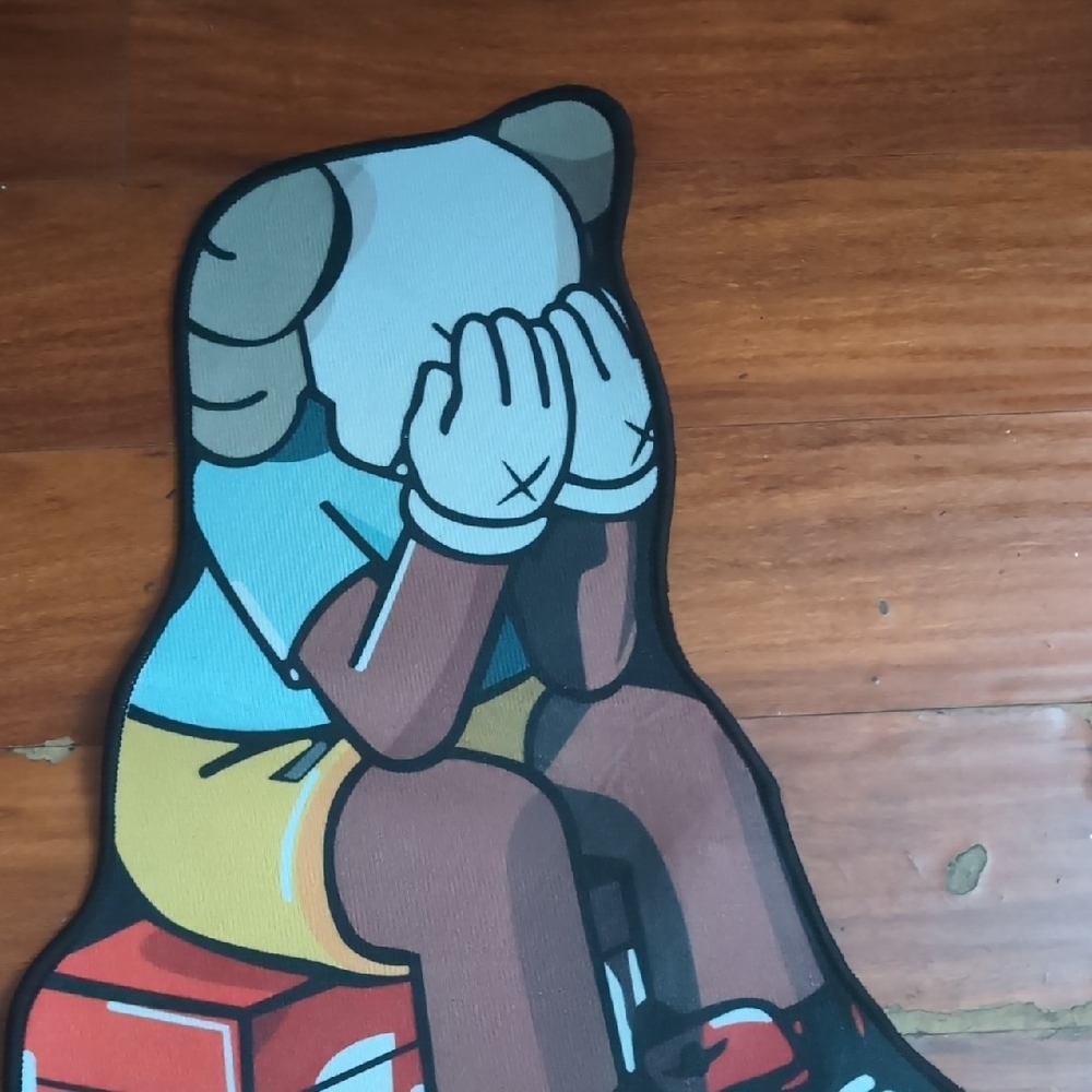 Contemporary Art-Inspired Door Mat